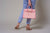 Erin  Leather Padlock Handbag - Contrast Pink