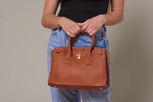 Zara Leather Tote Bag