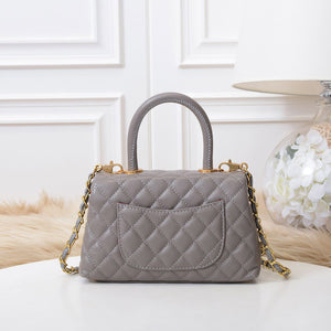 Katy Quilted Top Handle Bag