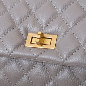 Katy Quilted Top Handle Bag