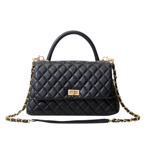Katy Quilted Top Handle Bag
