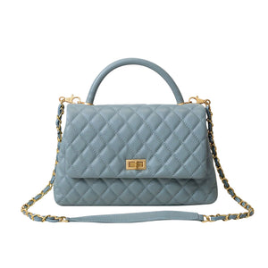 Katy Quilted Top Handle Bag