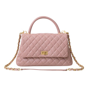 Katy Quilted Top Handle Bag