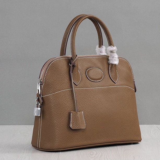 Kendyll Leather Round Top Handle Bag