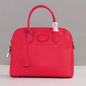 Kendyll Leather Round Top Handle Bag