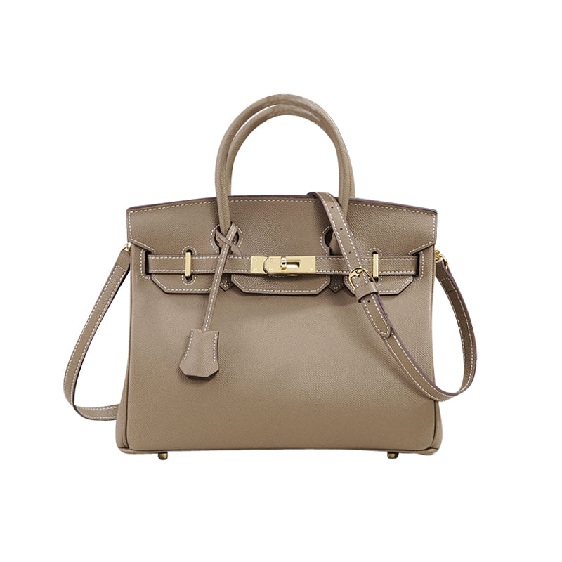 Erin Epsom Handbag - Gold 25cm & 30cm