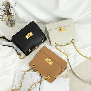 Luna Leather Bag - Gold Hardware
