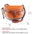 Nicole Half Moon Leather Saddle Bag - SALE