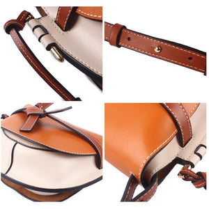 Nicole Half Moon Leather Saddle Bag - SALE