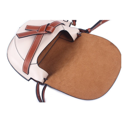 Nicole Half Moon Leather Saddle Bag