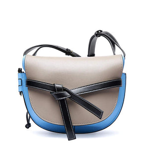 Nicole Half Moon Leather Saddle Bag