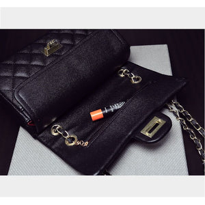 Serese Quilted Bag - Faux Caviar