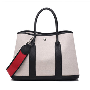 Tilda Canvas & Leather Tote Bag