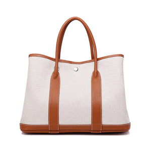 Tilda Canvas & Leather Tote Bag