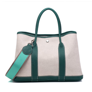 Tilda Canvas & Leather Tote Bag